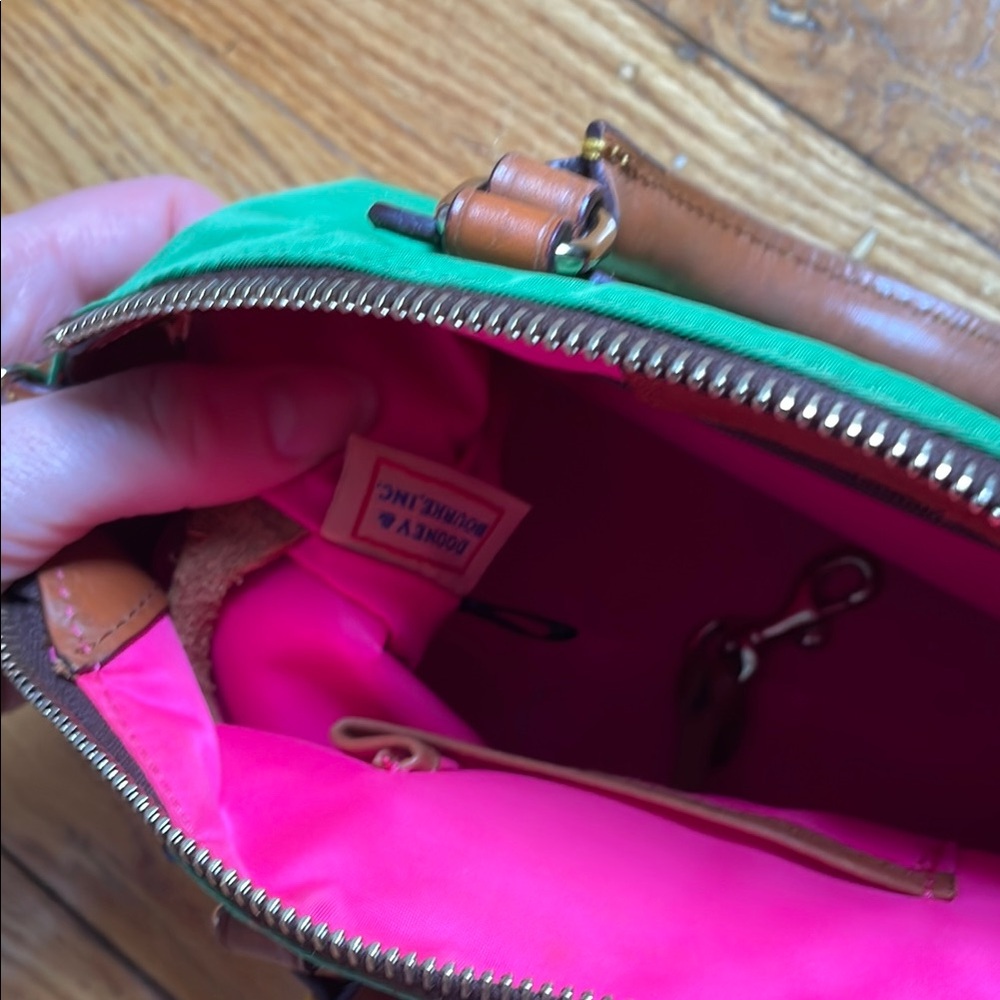 Dooney & Bourke Vibrant Green Satchel - Picture 5 of 10